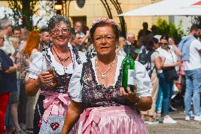 Traditional Wine Parade Returns  In Ahrweiler, Germany After Flood And Corona Pandmic