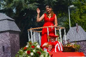 Traditional Wine Parade Returns  In Ahrweiler, Germany After Flood And Corona Pandmic