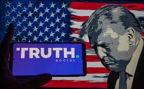 Donald J. Trump - Truth  Photo Illustration