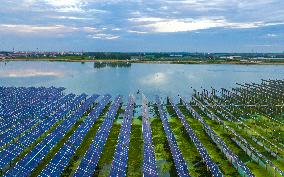 Fishery-solar Hybrid Project in Suqian