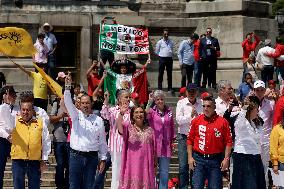 Xochitl Galvez, Presidential Candidate For The Broad Front For Mexico