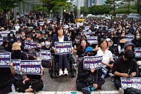 South Korean Teachers Nationwide Strike, Seoul