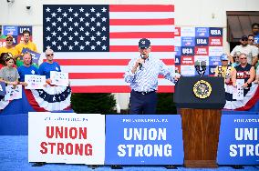 Biden kicks off AFL-CIOs Tri-State Labor Day Parade in Philadelphia, PA