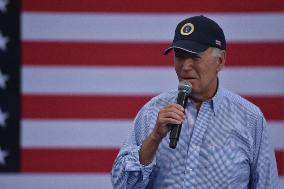 President Of The United States Joe Biden Delivers Remarks On Labor Day In Philadelphia, Pennsylvania