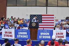 President Of The United States Joe Biden Delivers Remarks On Labor Day In Philadelphia, Pennsylvania