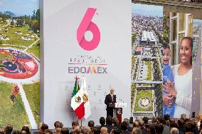 The Governor Of The State Of Mexico, Alfredo Del Mazo Presented His Sixth Government Report