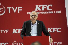 Turkish Volleyball Federation And KFC Press Conferance