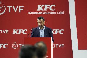 Turkish Volleyball Federation And KFC Press Conferance