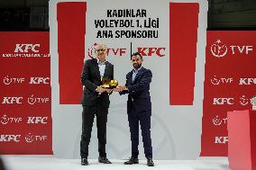 Turkish Volleyball Federation And KFC Press Conferance