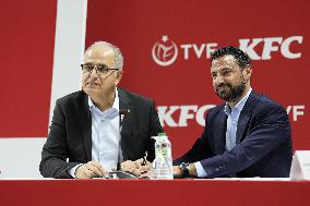 Turkish Volleyball Federation And KFC Press Conferance