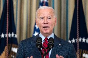 President Biden Speaks With West Coast Labor Union Leaders On New Contract