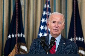 President Biden Speaks With West Coast Labor Union Leaders On New Contract