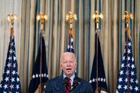 President Biden Speaks With West Coast Labor Union Leaders On New Contract