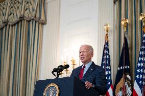 President Biden Speaks With West Coast Labor Union Leaders On New Contract