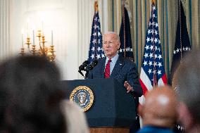 President Biden Speaks With West Coast Labor Union Leaders On New Contract