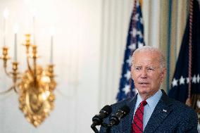 President Biden Speaks With West Coast Labor Union Leaders On New Contract