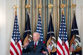 President Biden Speaks With West Coast Labor Union Leaders On New Contract