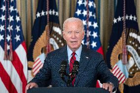 President Biden Speaks With West Coast Labor Union Leaders On New Contract