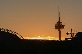 Sunset In Cologne