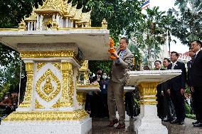 Thai Prime Minister Thavisin Chairs A Cabinet Meeting.