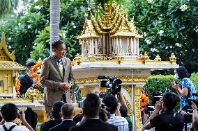 Thai Prime Minister Thavisin Chairs A Cabinet Meeting.