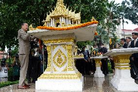 Thai Prime Minister Thavisin Chairs A Cabinet Meeting.