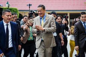 Thai Prime Minister Thavisin Chairs A Cabinet Meeting.