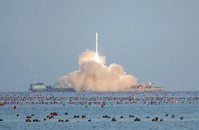 CERES-1 Launch From Haiyang Sea in Yantai