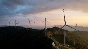 Baiyunling Wind Farm in Liuzhou