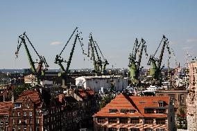 Historical Gdansk Shipyard Entrance