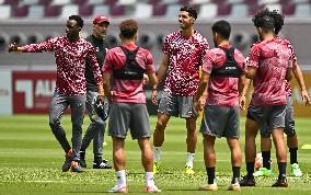 Qatar National Soccer Team Training Session