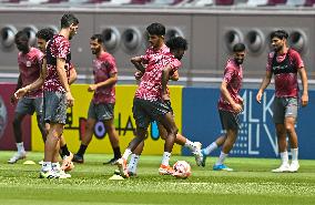 Qatar National Soccer Team Training Session