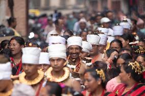 NEPAL-BHAKTAPUR-KRISHNA JANMASHTAMI FESTIVAL