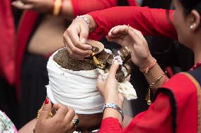 NEPAL-BHAKTAPUR-KRISHNA JANMASHTAMI FESTIVAL