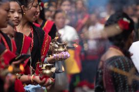 NEPAL-BHAKTAPUR-KRISHNA JANMASHTAMI FESTIVAL