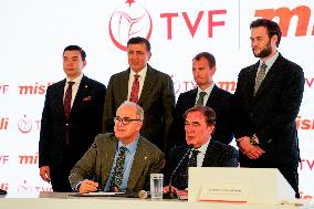 Turkish Volleyball Federation And Misli Press Conferance