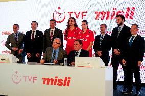 Turkish Volleyball Federation And Misli Press Conferance
