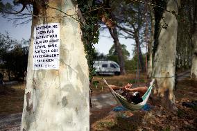 Arborist-climber Thomas Brail On Hunger Strike Against The Planned Highway A69