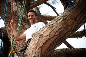 Arborist-climber Thomas Brail On Hunger Strike Against The Planned Highway A69