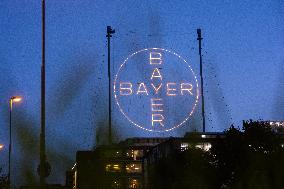 Bayer AG In Leverkusen During Sunset