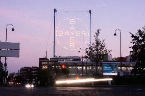 Bayer AG In Leverkusen During Sunset