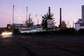 Bayer AG In Leverkusen During Sunset