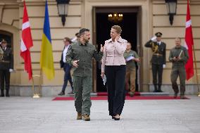 Danish PM Frederiksen Visits Kyiv