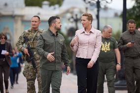 Danish PM Frederiksen Visits Kyiv