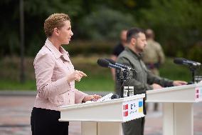 Danish PM Frederiksen Visits Kyiv