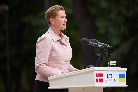 Danish PM Frederiksen Visits Kyiv