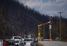Bush Creek East Wildfire Aftermath - British Columbia