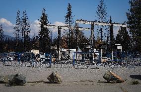 Bush Creek East Wildfire Aftermath - British Columbia