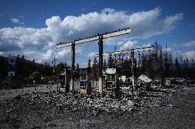 Bush Creek East Wildfire Aftermath - British Columbia