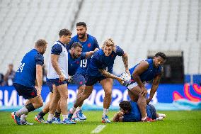 Rugby World Cup - French Team Training Session